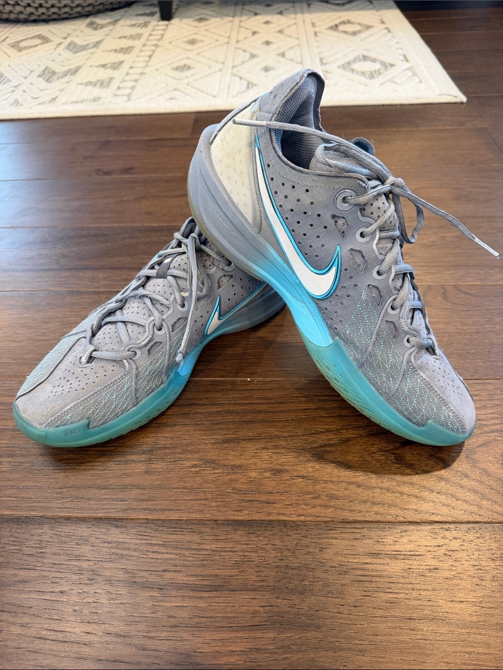 Nike Air Zoom GT Cut 3 Ashen Slate/Football Grey/Baltic Blue Size 10 - C79